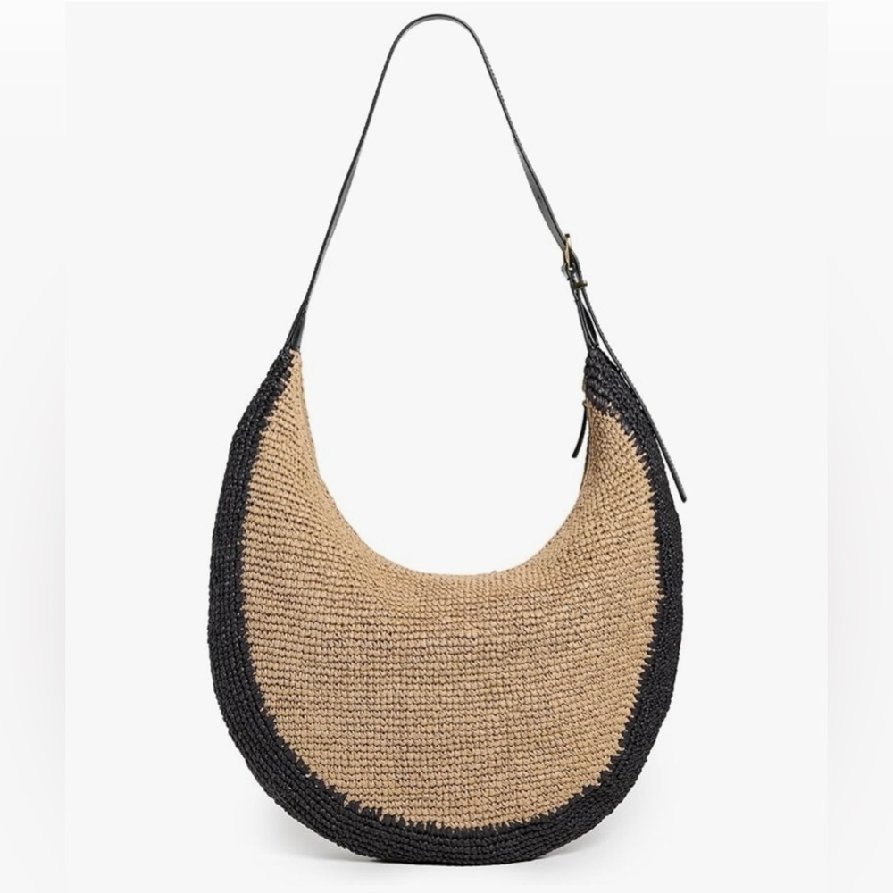 Madewell Essential Curve shoulder bag - straw